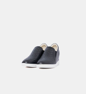 Baldinini Diamond Pattern Slip-on Sneakers, Black, Eu-38, Packshot View