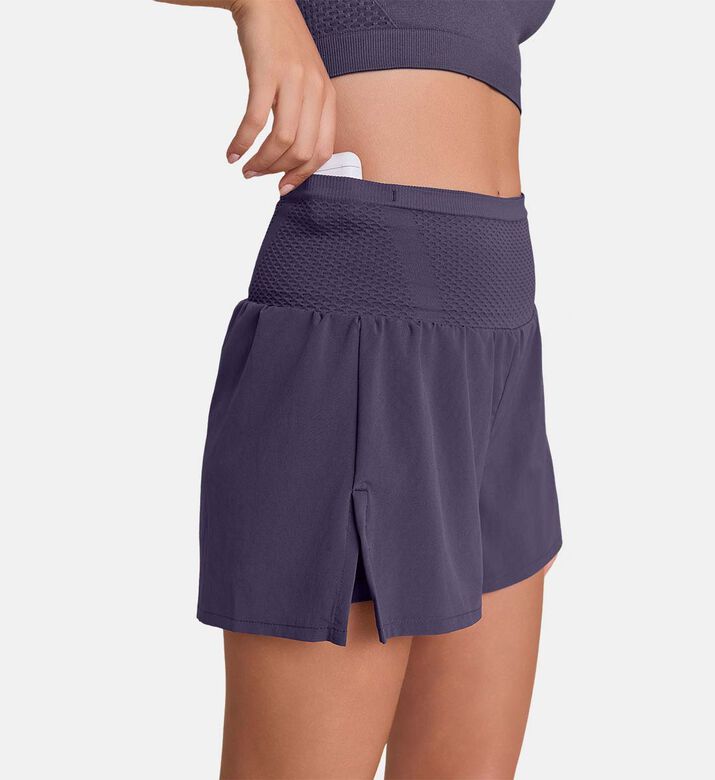 LIVE! Wide-band Mesh Shorts, Blue, M, Model View