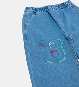 Bobo Choses Pant Denim, Packshot View