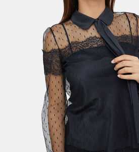 Sheer Point D Esprit Blouse Sheer Point D Esprit Blouse