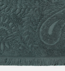 Fabric Embroidered Fringes Towel