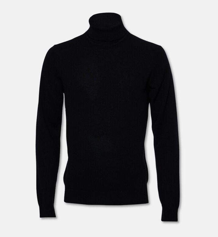 Galeries Lafayette Nachrol Knitted Turtle Neck Pull, Black, Xxl, Packshot View