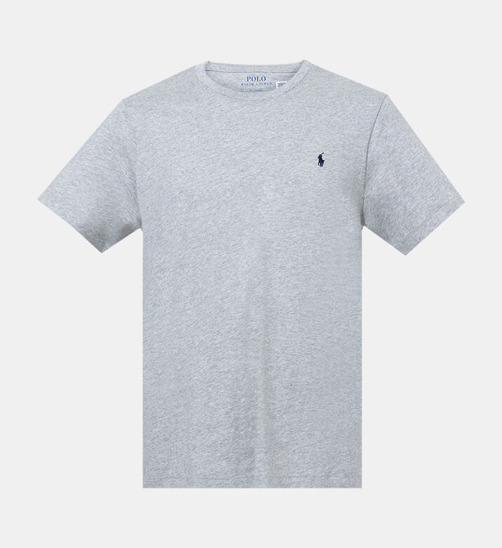 Crew-neck Short-sleeve Cotton T-shirt