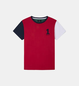 تيشيرت قطن بطبعة رقم هيرتيج