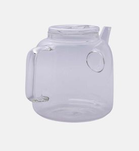 إبريق شاي زجاجي شفاف من فيكا