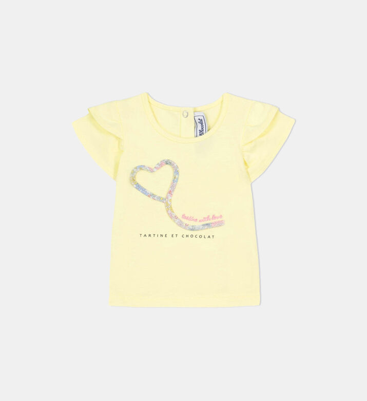 Baby Embroidered Heart T-shirt