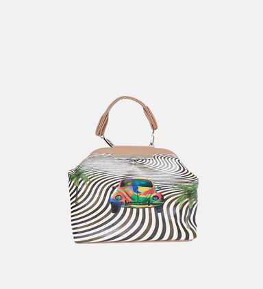 Vw Beetle Illustration Handbag