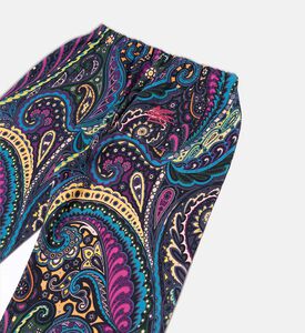 Cotton Paisley-print Wide-leg Joggers