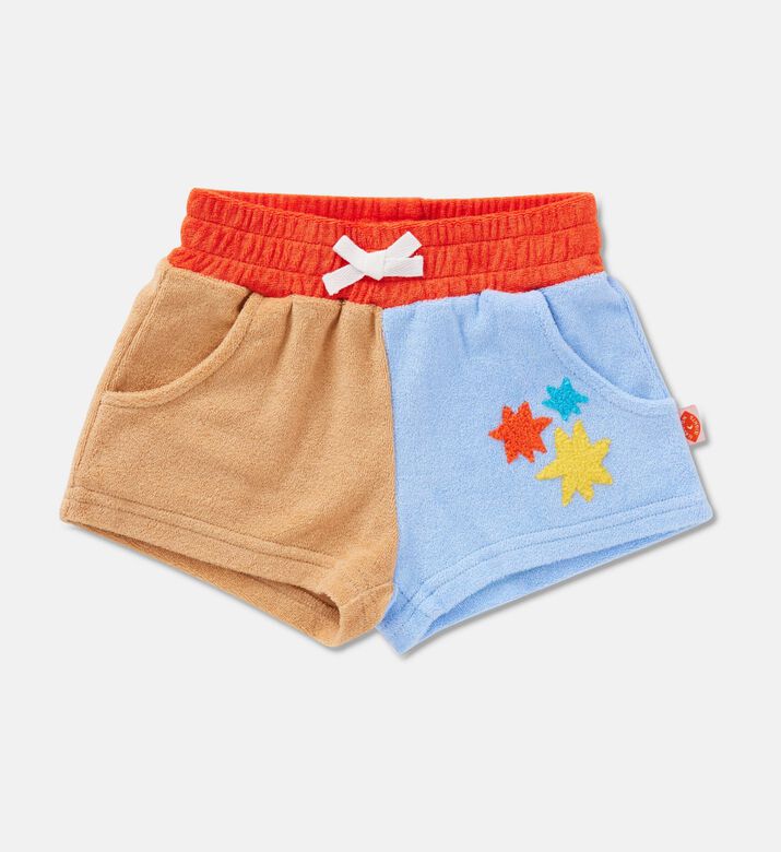 Halcyon Nights Rocket Applique Color-block T-shirt Shorts Set, Blue, 6y, Packshot View