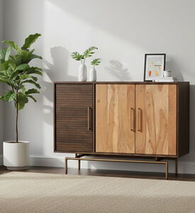 Home Deco and More Nordix Wood Sideboard, Packshot View
