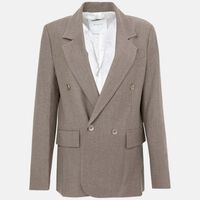 Double-breasted Flap Pockets Jacket