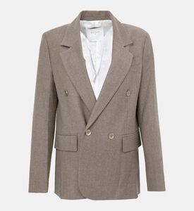 Double-breasted Flap Pockets Jacket