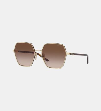 Hexagonal Tortoiseshell Sunglasses 58