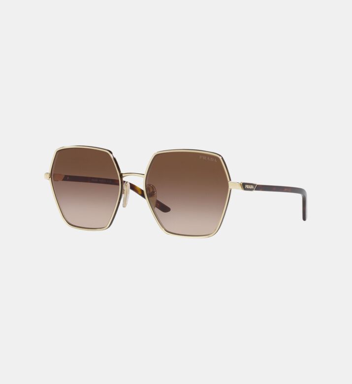 Hexagonal Tortoiseshell Sunglasses 58