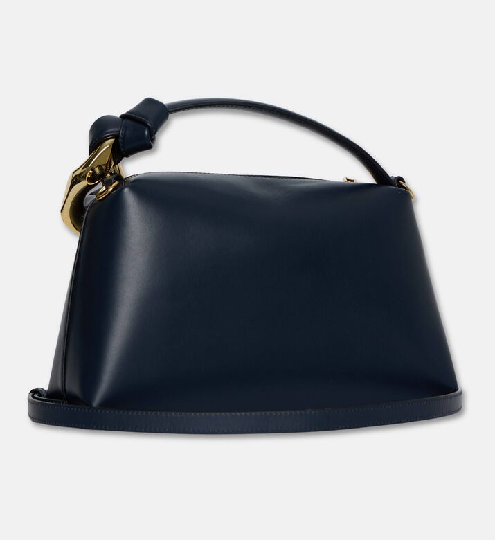 JW Anderson Corner Canvas Top Handle Bag, Navy, Packshot View