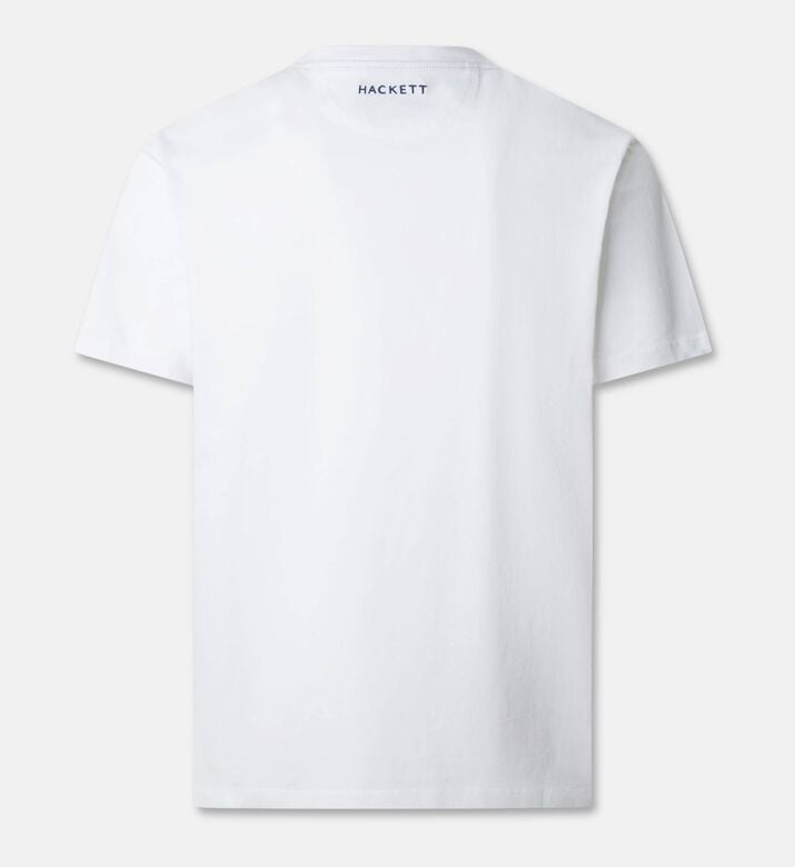 Hackett London Ts Logo, White, Xl, Packshot View