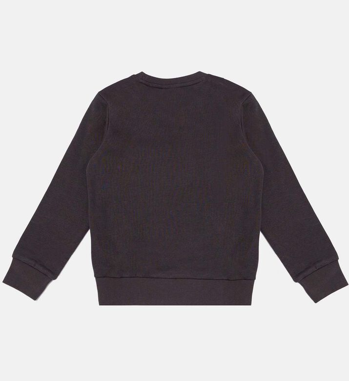 سويت شيرت بياقة مستديرة بمزيج قطن سويت شيرت بياقة مستديرة بمزيج قطن