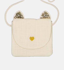 Luciole Et Petit Pois Cat-shape Sequined Handbag, Packshot View