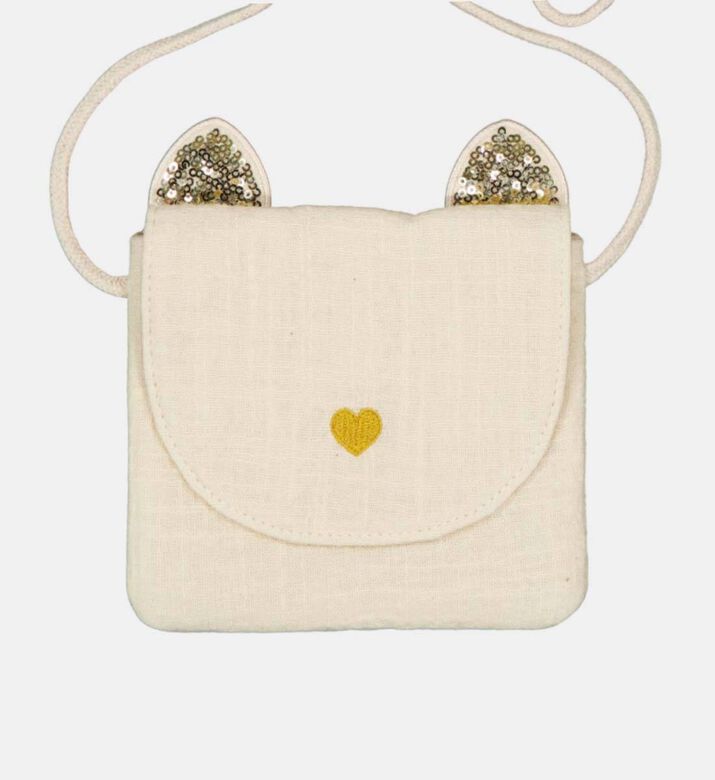 Luciole Et Petit Pois Cat-shape Sequined Handbag, Packshot View