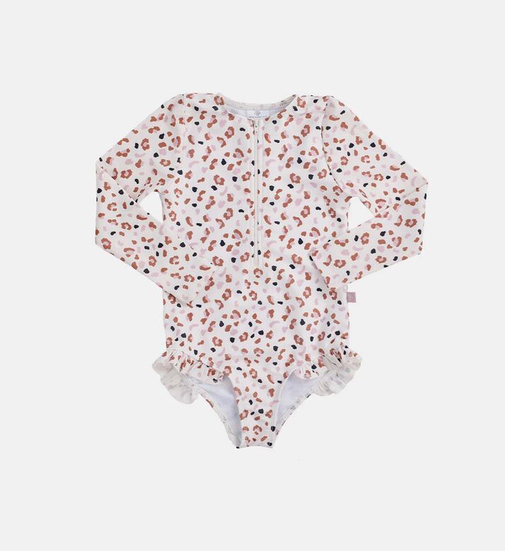 Khaki Leopard-print Rashguard