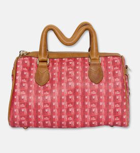 Manc Mayfair Monogram Duffle Bag, Red, Packshot View