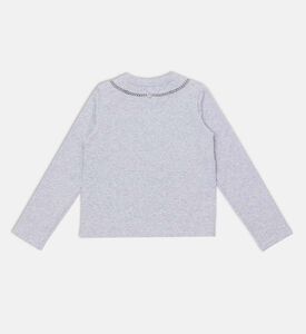 Rhinestones Necklace-print T-shirt Rhinestones Necklace-print T-shirt