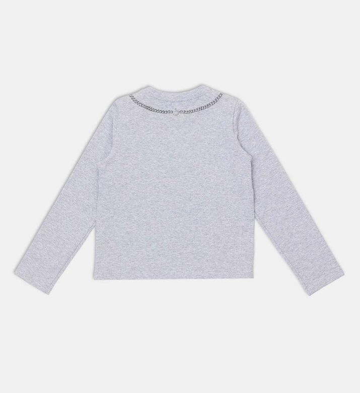 Rhinestones Necklace-print T-shirt Rhinestones Necklace-print T-shirt