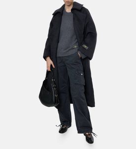 Ganni Oversized Side Tie Sweater, Model View