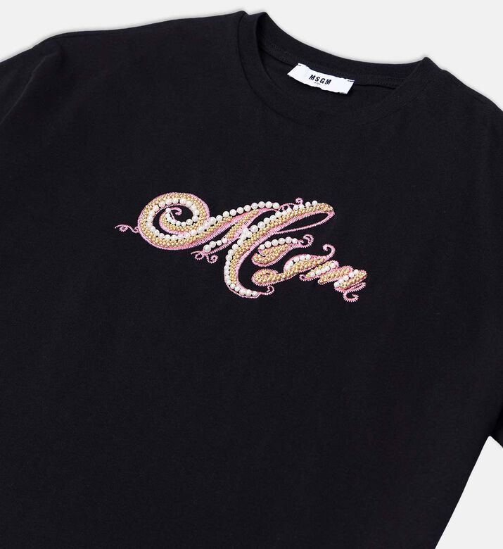 Logo-embroidery Short-sleeve T-shirt