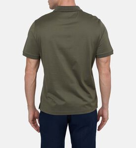 قميص بولو بسحّاب متباين