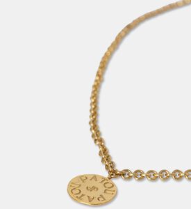 Patou Charm Embossed Logo Chain Necklace, Packshot View