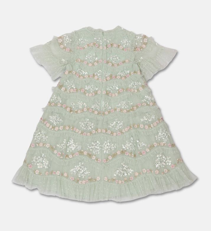 Needle & Thread Dress Daisy, Light-green, 4y, Packshot View