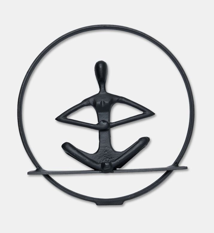 Home Deco and More Meditation Circle Marble Base Figurine, Packshot View