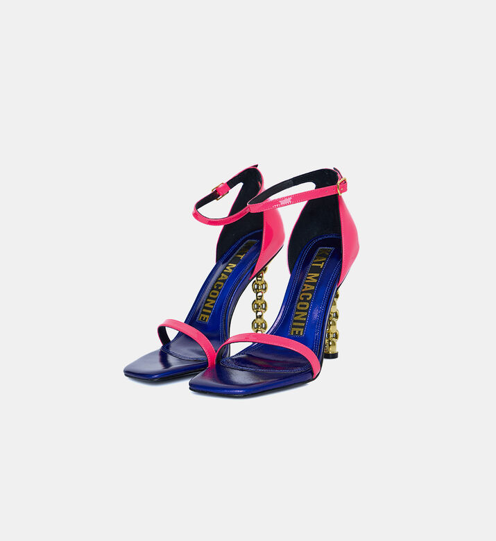 Erin High Heel Leather Sandals