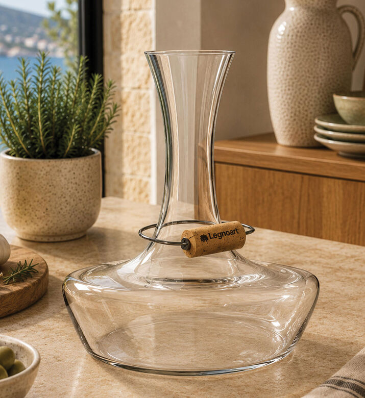 Legnoart Chateau Du Gout Crystal Decanter, Packshot View