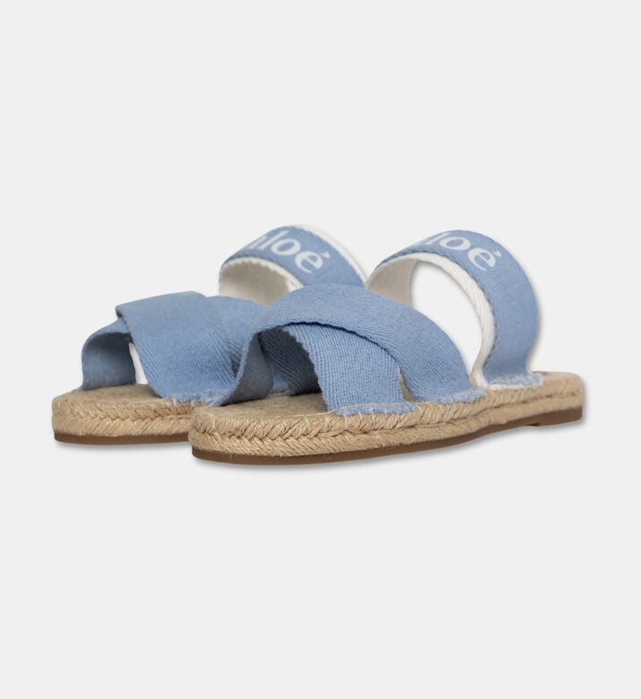 Chloe Logo-print Open Toe Sandals, Packshot View