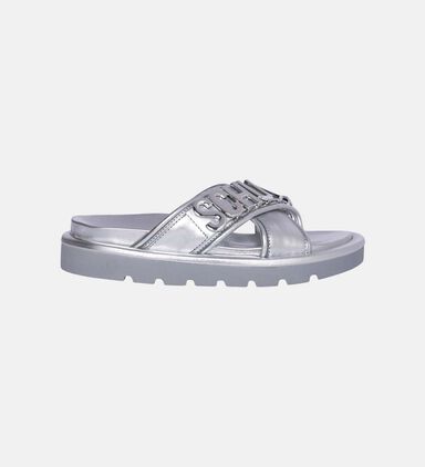 Metallic Platform 3d Logo Slides
