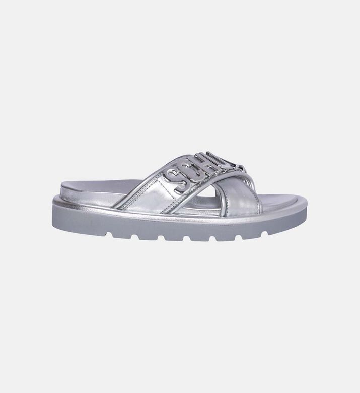 Metallic Platform 3d Logo Slides