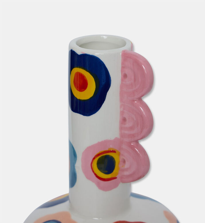 Que Rico Ceramic Rounded Base Vase, Packshot View