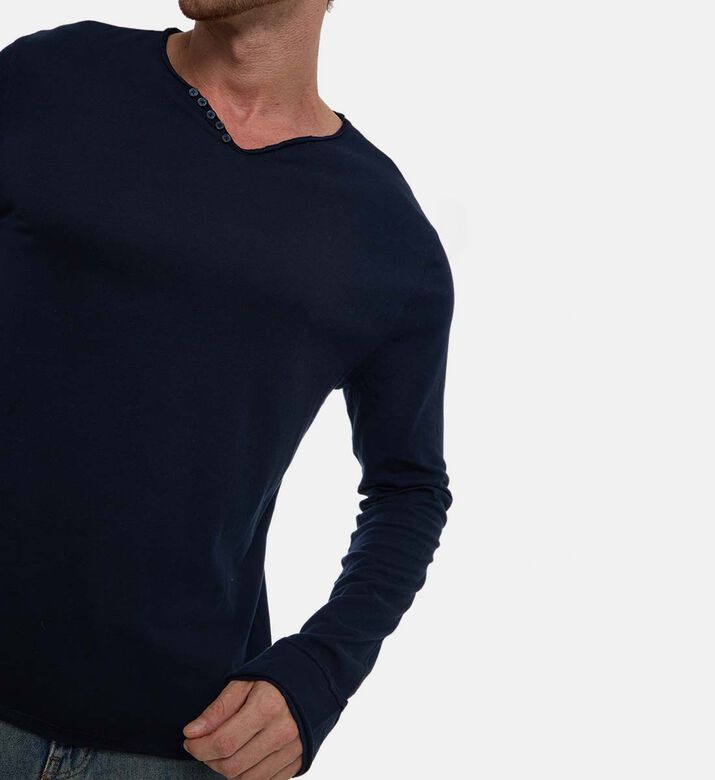 Zadig et Voltaire Button-detail V-neck Regular-fit Top, Model View