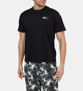 تيشيرت قطن بطبعة شعار