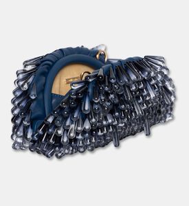 Cult Gaia Jaala Nano Beaded Clutch, Teal, Packshot View
