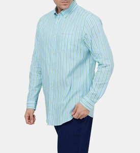 Dobby Striped Button-down Shirt