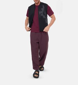 Y-3 Distressed Graphic-print Vest, Model View