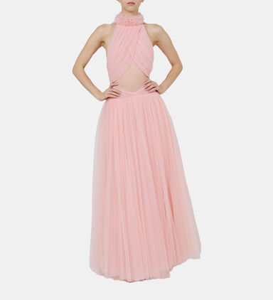 Halter Neck Maxi Dress