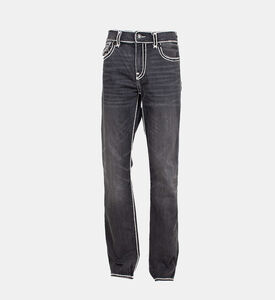 Contrasted Lines Denim Pants Contrasted Lines Denim Pants