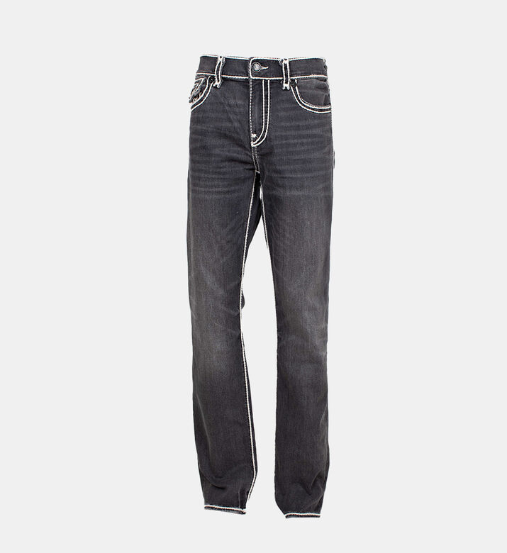 Contrasted Lines Denim Pants Contrasted Lines Denim Pants