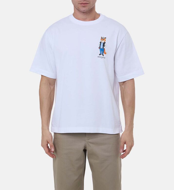 تيشيرت فضفاض بأكمام قصيرة