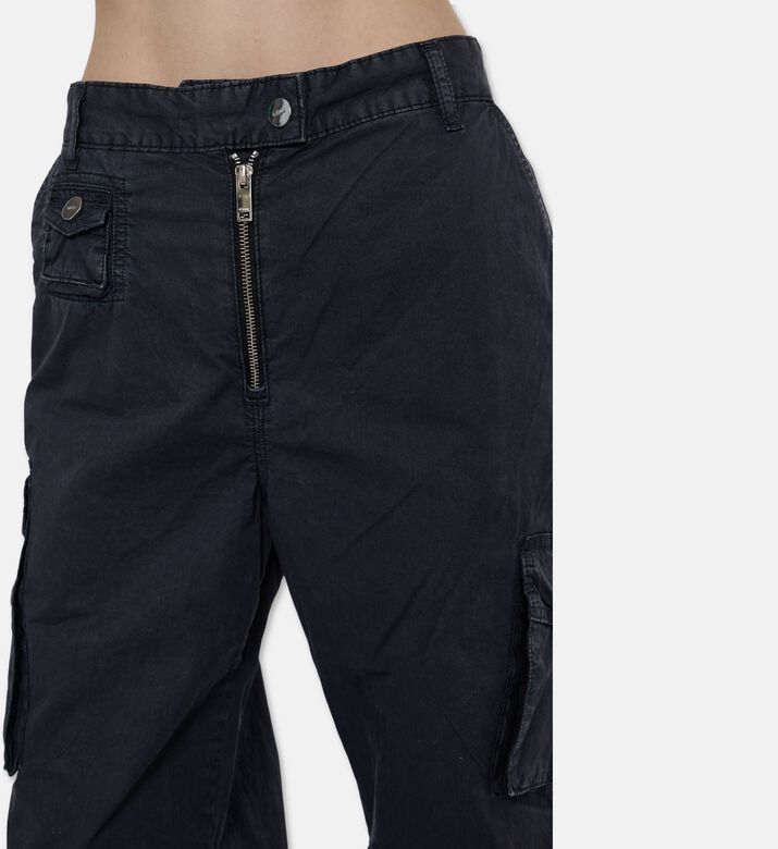 Ganni Multi-pockets Regular-fit Crago Pants, Model View