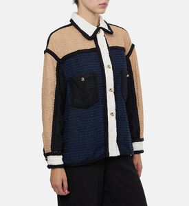 Edward Achour Paris Long-sleeve Button-up Jacket, Model View